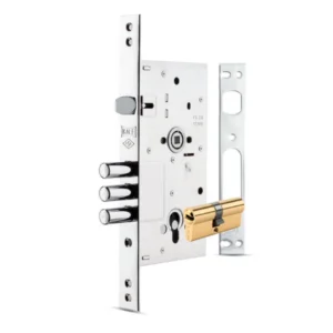 252Rsn 60Mm Saten Monoblok Çelik Kapı Kilidi Kale