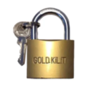Gold Kilit | Sarı Asma Kilit 32Mm