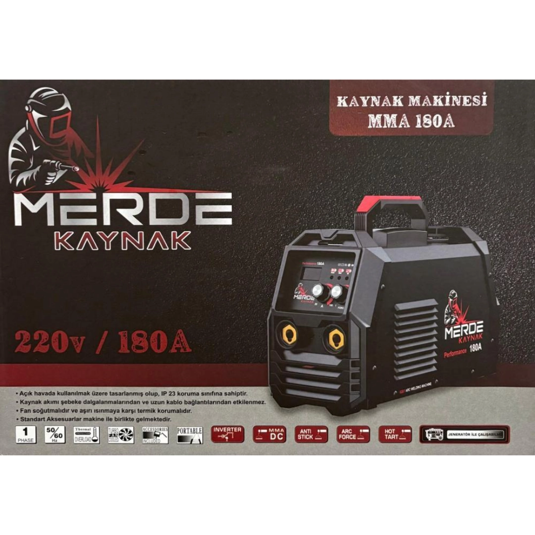 Merde Kaynak Makinası Merde 180A - Görsel 2