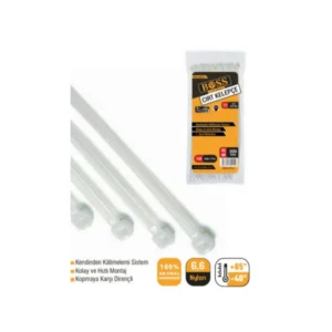 Cırt Kelepçe Beyaz 2,5*150Mm